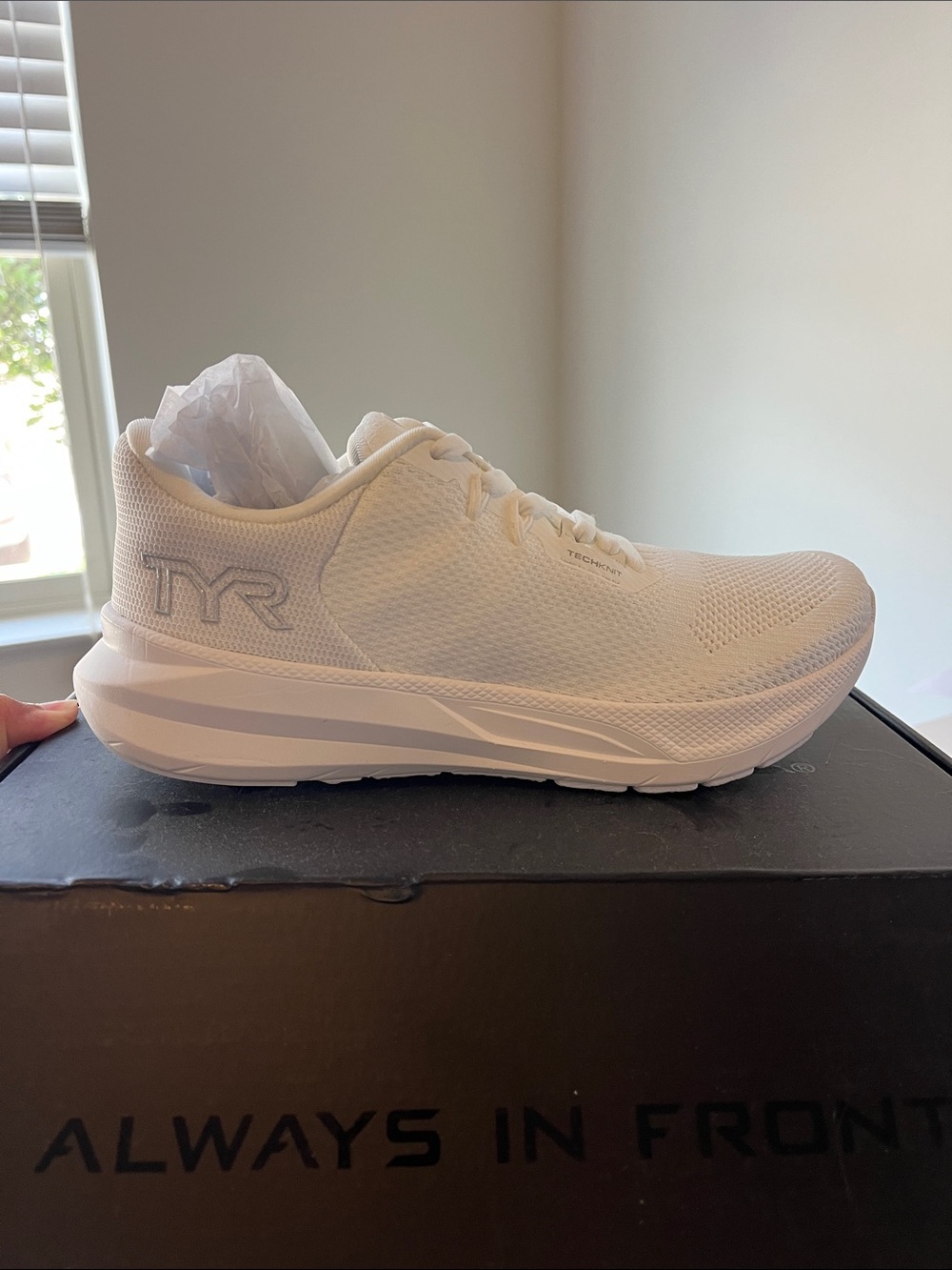 TYR White Mesh Running Shoe